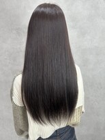 ルノン シェリー(LUNON cheliy)&nbsp;ほんのりラベンダーグレージュ/艶カラー/髪質改善/透明感カラー