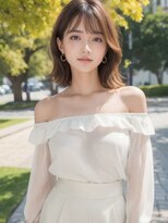 ガレリアエレガンテ 稲沢店(GALLARIA Elegante)&nbsp;くびレイヤー小顔ワンレンこなれミディ☆ガレリアエレガンテ稲沢