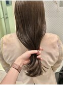 30代40代オリーブベージュ酸性ストレート髪質改善縮毛矯正