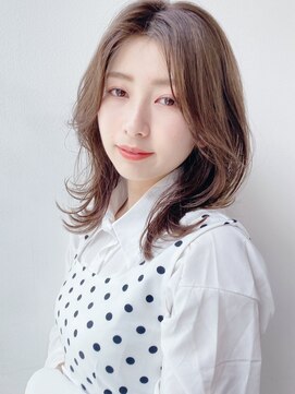 ケーツー エソラ池袋店(K-two) 韓国風ミディアムレイヤー♪［髪質改善/池袋&目白&大塚］