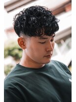 タフ バーバーショップ 大濠店(TOUGH BARBER SHOP) スペインカール