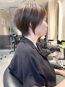 ロンド エメ 柏(Lond aimer) イメチェン×髪質改善ダブルカラー前髪レイヤーショート[柏]