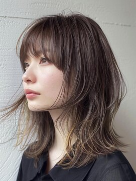 レヴ 草加店(LEV.) イメチェン　外ハネボブ　美髪　ワイドバング　ホワイトブロンド