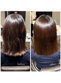 超高濃度水素プレミアムエイジングケアストレート#縮毛矯正