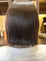 ニフティ(NIFTY)&nbsp;ダークグレージュ 切りっぱボブ/艶/透明感/熊本/上通