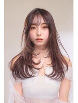 キング(K!ng)&nbsp;縮毛矯正髪質改善ハイライトレイヤーカット枚方美容室エクステ