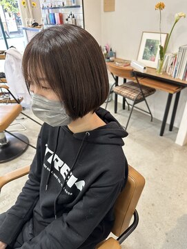 リプ(Lipu) 脱白髪染め 脱白髪染めカラー グレージュカラー