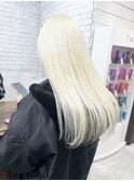 ブリーチ抜きっぱなしブロンド