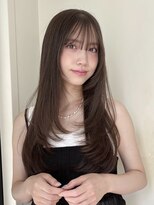 ローネス ギンザ(LONESS ginza)&nbsp;レイヤーカット/小顔カット/くすみベージュ/透明感カラー