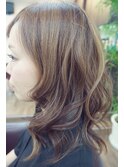 立体感のあるパーマとカラー