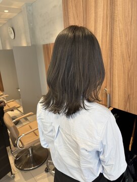 ガリカ 博多(Gallica) くびれミディにオリーブグレージュ/ケアブリーチ