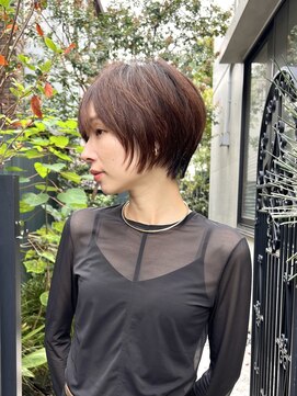 サン 白金台(SUN) フェイスレイヤーのくびれショートボブ白金目黒