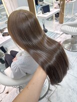 ロンドルピナス 小倉(Lond Lupinus)&nbsp;ミディアムヘア暗めカラー/デザインカラー/フェイスフレーミング