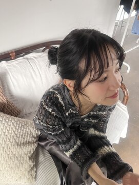 ケーオーエスピンク(K O S pink) ゆるお団子ヘア