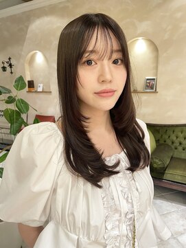 ビュートリアム265(BEAUTRIUM 265) オリーブベージュ/くびれヘア/ミディアム/レイヤー/20代30代40代