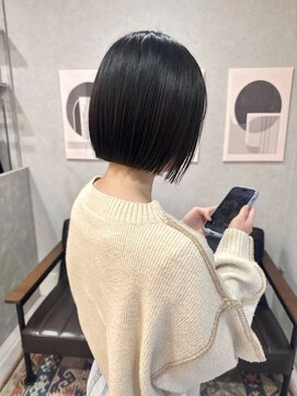 バートランド 白楽(Bertland) 島田/丸くならない大人ボブ 髪質改善 ミニボブ コンパクト