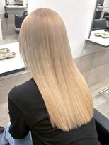 ロイオブジゼル(roi of GiseL)&nbsp;レイヤー ブリーチ ダブルカラー ブロンド 抜きっぱなし 艶髪