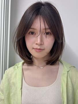 ガーデン 銀座(GARDEN) ボブ ボブレイヤー レイヤー 顔まわり 透明感カラー