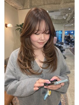 ハーパーズ 渋谷(harpers) ショコラブラウンレイヤーカット