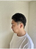 刈り上げアップバングショート