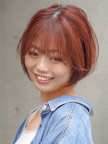 アーレント(AREND) 暖色ピンクブラウン×ナチュラルショート