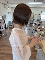 ニコラ(NICOLA)&nbsp;切りっぱなしボブ×グレージュカラー