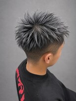 ソラヘアー(SORA hair) シルバーアッシュアップバングショート