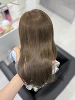 ハピネス 梅田茶屋町店(HAPPINESS)&nbsp;韓国ヘア/レイヤーカット/ブリーチなし/髪質改善/ベージュ