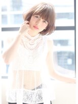 マリアバイアフロート(Maria by AFLOAT) ひし形小顔ボブ【3Dカラーミニマムボブジグザグバング】