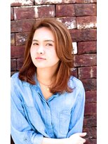 スタジオ 渋谷 原宿(Stujio)&nbsp;大人可愛い☆ながめバングなセミロング☆