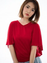 クアトログランシュ 水戸店(QUATRO×GranCieux)&nbsp;【QUATRO】センターパートボブ