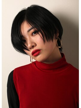 バロウ(BURROW) 【BURROW】黒髪ショート<<キハラシンゴ>>