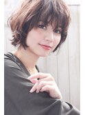 Liberte銀座 20代大人可愛い小顔ショート×ピンクベージュ