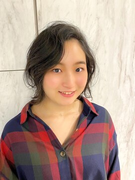 ヘアアンドメイク オプシス(Hair&Make OPSIS) エアリー感が可愛い♪　前下がり☆クランチボブ☆