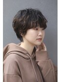 カジュアル無造作小顔ショートボブ【二子玉川 glue】