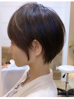 ビュー フクオカ(VIEW FUKUOKA)&nbsp;黒染め似合わせカットショートボブ学割u24ヘアドネーション