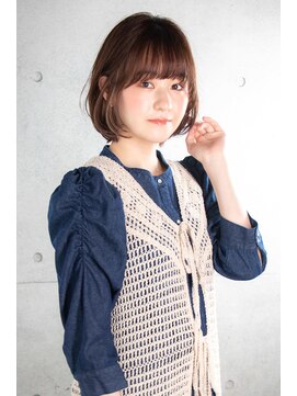 クロエ 梅田(Cloe) シースルーボブ×セクションカラー