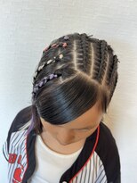 ヘアデザイン ニーチェ(Hair Design ni che) コーンロウ&ブレイズ