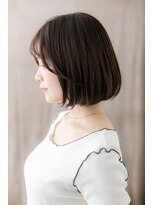 カバーヘア ブリス 川口(COVER HAIR bliss)&nbsp;似合わせカットグレージュアッシュ前下がりボブZ川口30代40代