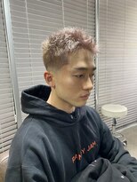 アルカナ 明治神宮前原宿(ARCANA)&nbsp;ハイライト マッシュパーマ ウルフ アッシュブラック