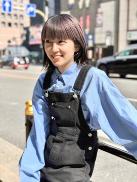 セイル(Sail) ラベンダーアッシュ×ボブ