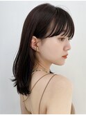前髪カタログ/こなれミディ/イメチェンヘアスタイル/ウェーブ
