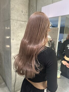 ノエ 心斎橋(Noe) 切りっぱなしボブ/エアリーロング/美髪/ピンクブラウン/心斎橋