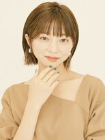 オンク 新宿(onk)&nbsp;黒髪/グレーベージュ/レイヤーロング/前髪パーマ[新宿駅]