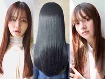 リア(Li'a by neolive)の写真/【カット+酸性ストレート¥18700】ダメージを徹底的に抑えた次世代縮毛矯正☆ブリーチ毛もご相談ください♪