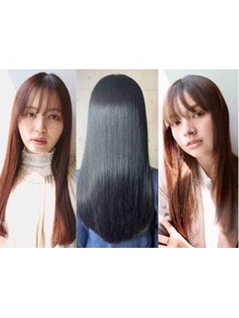 【カット+酸性ストレート\18700】ダメージを徹底的に抑えた次世代縮毛矯正☆ブリーチ毛もご相談ください♪