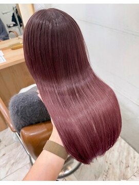 アテナ(ATENA) 髪質改善カラー　ピンクグレージュ