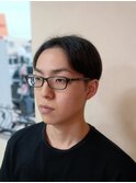 刈り上げセンターパート