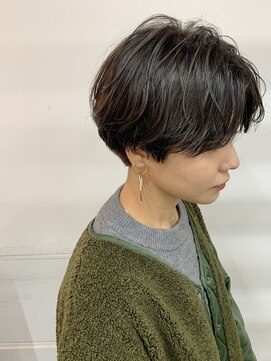 キューズ クラブ(cuz KLUB) 【cuzKLUB】カジュアルショート×オリーブアッシュ＊池袋