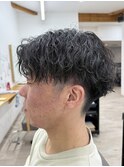 センターパートツイスパ